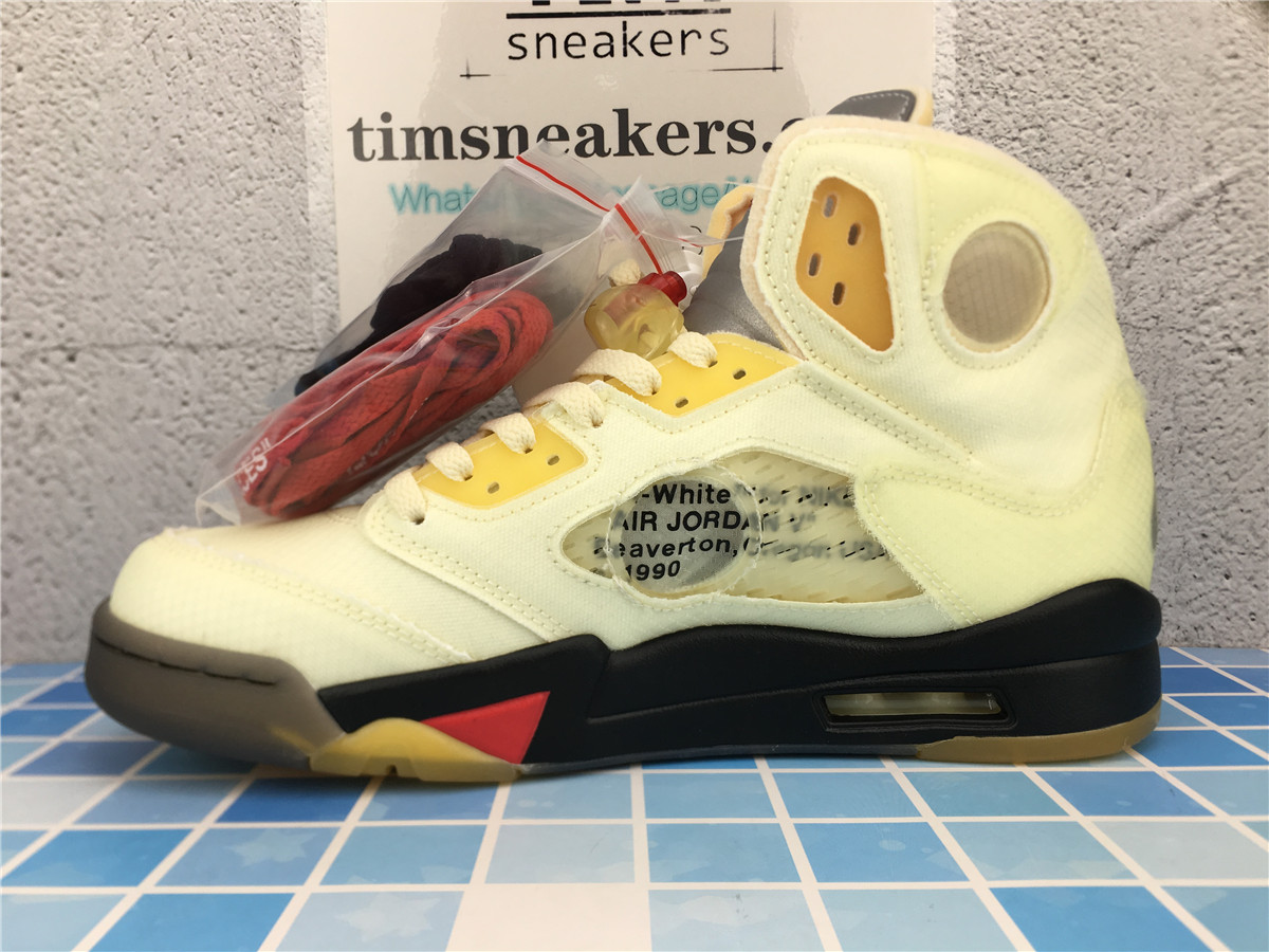 OG Batch Off-white x Air Jordan Retro 5 SP DH8565 100